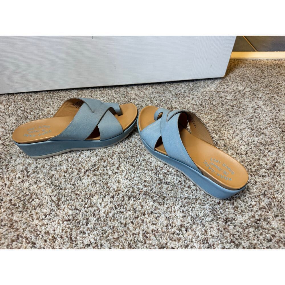 Kork-Ease Sandals, size 8M, Light Blue Baja Sport Slide - Picture 9 of 14